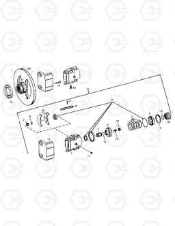 3180 PARKING BRAKE-TRANSMISSION TXL400-2, Doosan