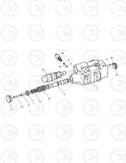 3500 SHOCKLESS VALVE TXL400-2, Doosan