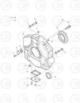 014 FLY WHEEL HOUSING TXL500-2, Doosan