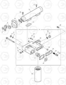 022 OIL COOLER & FILTER TXL500-2, Doosan