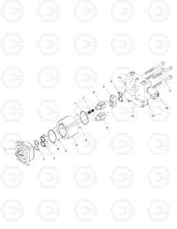 3470 FAN MOTOR TXL500-2, Doosan