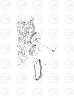 025 COOLING FAN DL250, Doosan