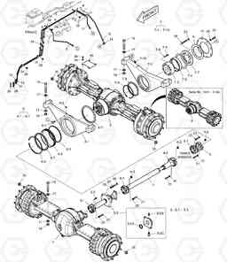 1140 AXLE & DRIVE SHAFT DL250, Doosan