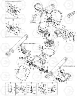 1180 CONTROL VALVE PIPING - 3 SPOOL DL250, Doosan