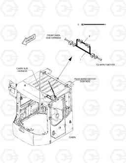 5330 NOISE FILTER - WIPER MOTOR DL250, Doosan