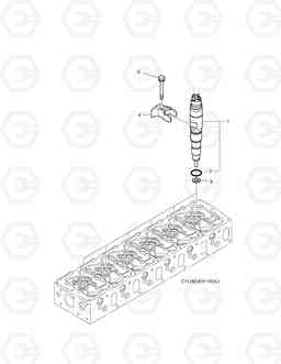 028 INJECTOR DX225NLC, Doosan