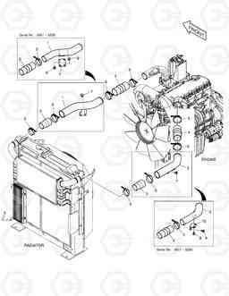 1160 CAC PIPING DX225NLC, Doosan