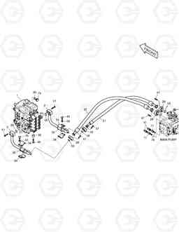 1260 MAIN PIPING(1) - PUMP DX225NLC, Doosan