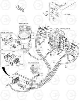 1330 PILOT PIPING(3) DX225NLC, Doosan
