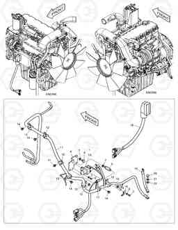 1720 ELECTRIC PARTS - ENGINE DX225NLC, Doosan