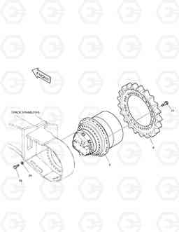 2110 TRAVEL DEVICE DX225NLC, Doosan