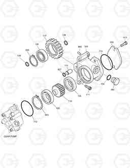 4120 PTO ASS'Y DX225NLC, Doosan