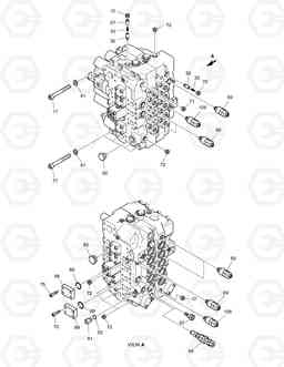 4180 CONTROL VALVE(1) DX225NLC, Doosan