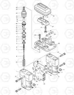 4220 PEDAL VALVE DX225NLC, Doosan