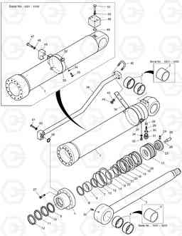 4260 ARM CYLINDER DX225NLC, Doosan