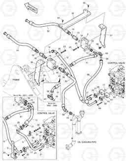 6130 MAIN PIPING - TWO WAY DX225NLC, Doosan