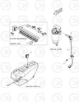 6600 FUEL HEATER DX225NLC, Doosan