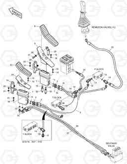 6850 PILOT PIPING - ARTI & ROTATING DX225NLC, Doosan