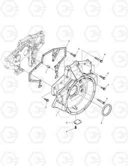 013 FLYWHEEL HOUSING DX180LC, Doosan