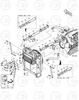 1130 RADIATOR MOUNTING DX180LC, Doosan