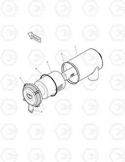 1170 AIR CLEANER DX180LC, Doosan