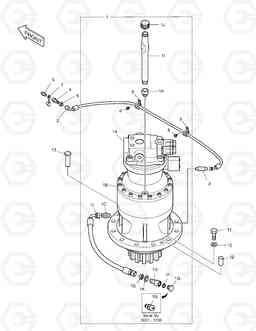 1190 SWING MOTOR DX180LC, Doosan