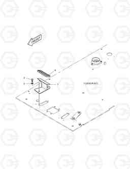 1510 FOOT REST - R.H. DX180LC, Doosan