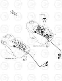 1640 ELECTRIC PARTS - CONTROL STAND DX180LC, Doosan