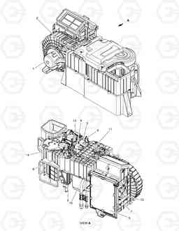 1710 AIRCON UNIT DX180LC, Doosan