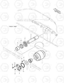 2140 UPPER ROLLER DX180LC, Doosan