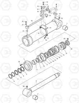 4380 ARTI BOOM CYLINDER - LOCK VALVE DX180LC, Doosan