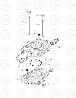 4400 CONTROL VALVE - ROTATING DX180LC, Doosan