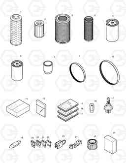 5110 SPARE PARTS DX180LC, Doosan