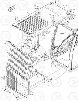 6330 FOGS GUARD ASS'Y DX180LC, Doosan