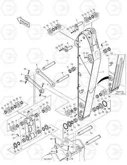 6900 ARM - 2.3m (FOR ARTI BOOM) DX180LC, Doosan