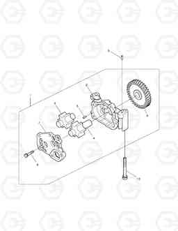 020 OIL PUMP DX190W, Doosan