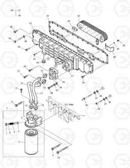 021 OIL FILTER & OIL COOLER DX190W, Doosan