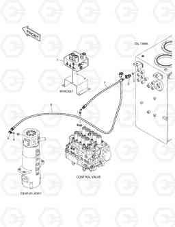 1370 PILOT PIPING(8) DX190W, Doosan