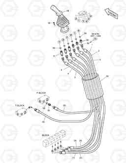 1400 PILOT PIPING(11) DX190W, Doosan