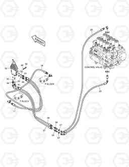 1410 PILOT PIPING(12) DX190W, Doosan