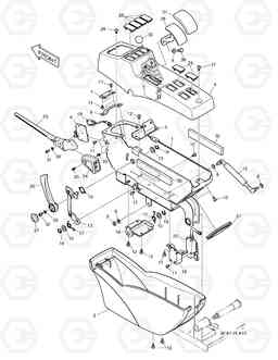 1500 CONTROL STAND - L.H. DX190W, Doosan