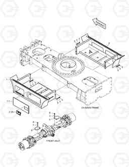 2150 CHASSIS COMPONENTS (2) DX190W, Doosan