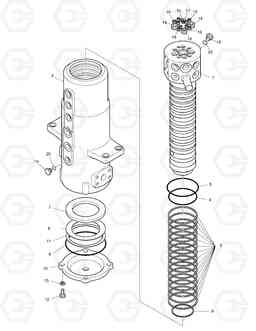 4300 CENTER JOINT - NOT INDE. DX190W, Doosan