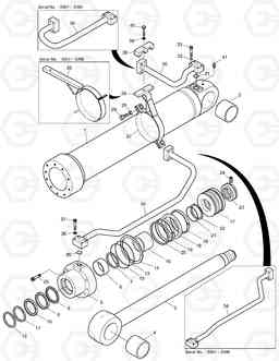 4460 BOOM CYLINDER - R.H. (ARTI) DX190W, Doosan