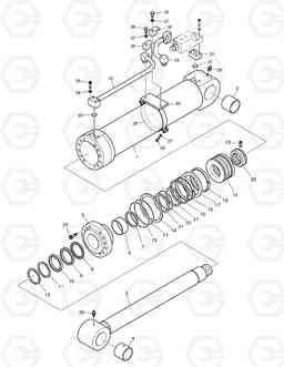 4510 ARTI BOOM CYLINDER - LOCK VALVE DX190W, Doosan