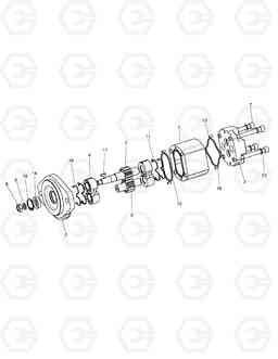 4540 GEAR PUMP - ROTATING DX190W, Doosan