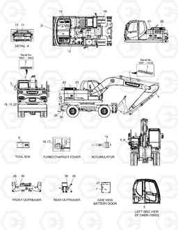 5150 DECAL - EXPORT DX190W, Doosan