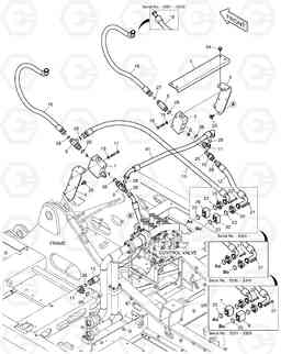 6420 MAIN PIPING - TWO WAY DX190W, Doosan