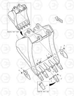 6770 BUCKET - 0.67m³ DX190W, Doosan