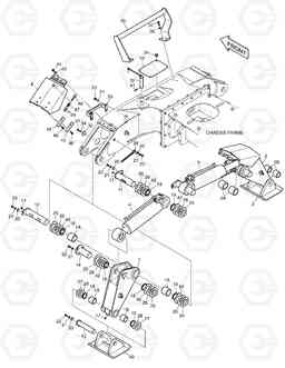 6840 FRONT OUTRIGGER DX190W, Doosan